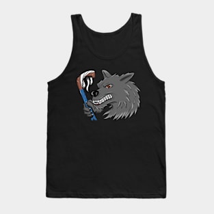 Hockey Wolf Tank Top